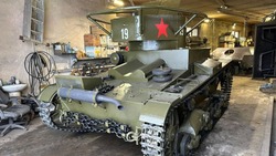 Старооскольские умельцы сделали лёгкий советский танк Т-26