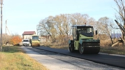 Дорожники отремонтировали улицу Трамвайную в селе Обуховка Старооскольского округа
