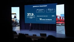 Андрей Чесноков представил доклад о деятельности администрации округа за 2023 год