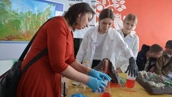 Старооскольцы посетили «Точку роста» в Курской школе