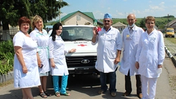 Новая «Нива» поступила в распоряжение врачей Шаталовской участковой больницы