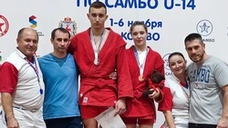 Старооскольские борцы стали призёрами первенства России по самбо