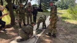 Военно-патриотический лагерь «Поколение» расположился на берегу водохранилища