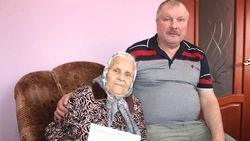 Президент России поздравил Антонину Першину из Лапыгино с 90-летием