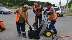 Новый участок по ямочному ремонту создали на старооскольском предприятии коммунального хозяйства