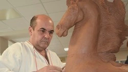 Старооскольский скульптор сваял героев древних славянских легенд 