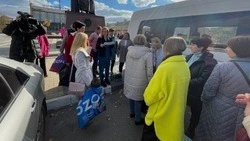 Родные мобилизованных старооскольцев получили возможность увидеть близких в военной части