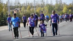 Старооскольцы приняли участие в областном чемпионате по северной ходьбе