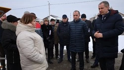 Вячеслав Гладков и Владимир Жданов посетили районы ИЖС «Строитель» и «Вишенки»