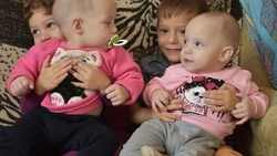 Матери пятерых детей из старооскольского села Архангельское скучать некогда