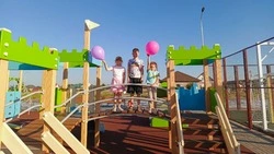 Спортивно-игровая площадка стала самым оживлённым местом в ИЖС «Новая Федосеевка»