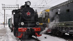  Исторический ретро-поезд отправился в путь в день освобождения Старого Оскола