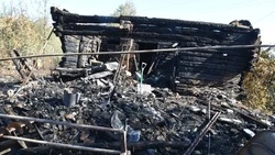 Большой пожар произошёл в селе Солдатское Староооскольского горокруга