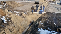 Строители завершат монтаж нового водовода под Молодёжным проспектом Старого Оскола