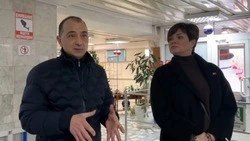 Владимир Жданов и Наталья Жигалова посетили два спортобъекта Старого Оскола