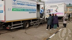 Передвижной медицинский комплекс «Поезд здоровья» всю прошлую неделю работал в Солдатском