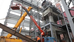 Реконструкция комплекса обжиговой машины на ОЭМК вышла на стадию монтажа оборудования