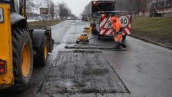 Аварийный ямочный ремонт дорог в Старооскольском округе уже в стадии завершения