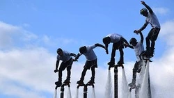 Водное шоу состоялось в День города Старый Оскол