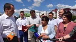 Вячеслав Гладков посетил Старый Оскол с рабочей поездкой