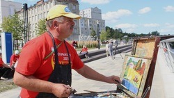 Старооскольский художник принял участие в академическом пленэре в Воронежской области