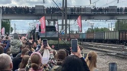 Поезд специального назначения «Волга» прибыл 10 мая на старооскольский вокзал