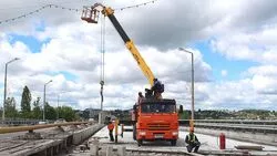 Строители завершат ремонт моста в районе улицы 8 Марта Старого Оскола в августе