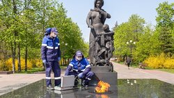 Газовики региона проверили памятники с Вечным огнём в преддверии праздника Дня Победы