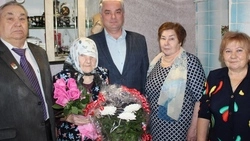Долгожительница из старооскольского села Архангельское отпраздновала юбилей