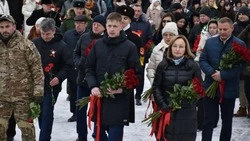 Митинг в честь освобождения Старого Оскола прошёл на площади Победы