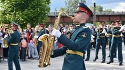 Фестиваль духовых оркестров прошёл в Старом Осколе в день 80-летия Прохоровского сражения