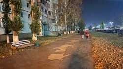 Старооскольские пешеходы пожаловались на неработающие фонари